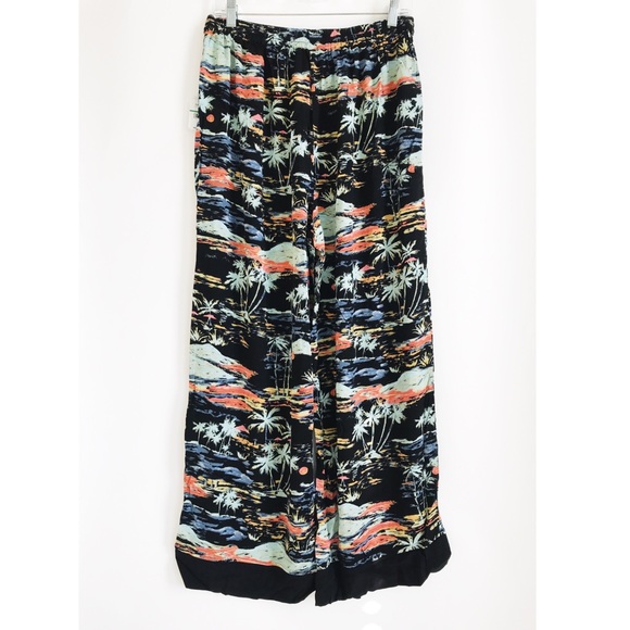 FREE PEOPLE Blue Lagoon Pant in Black Combo - Picture 4 of 12